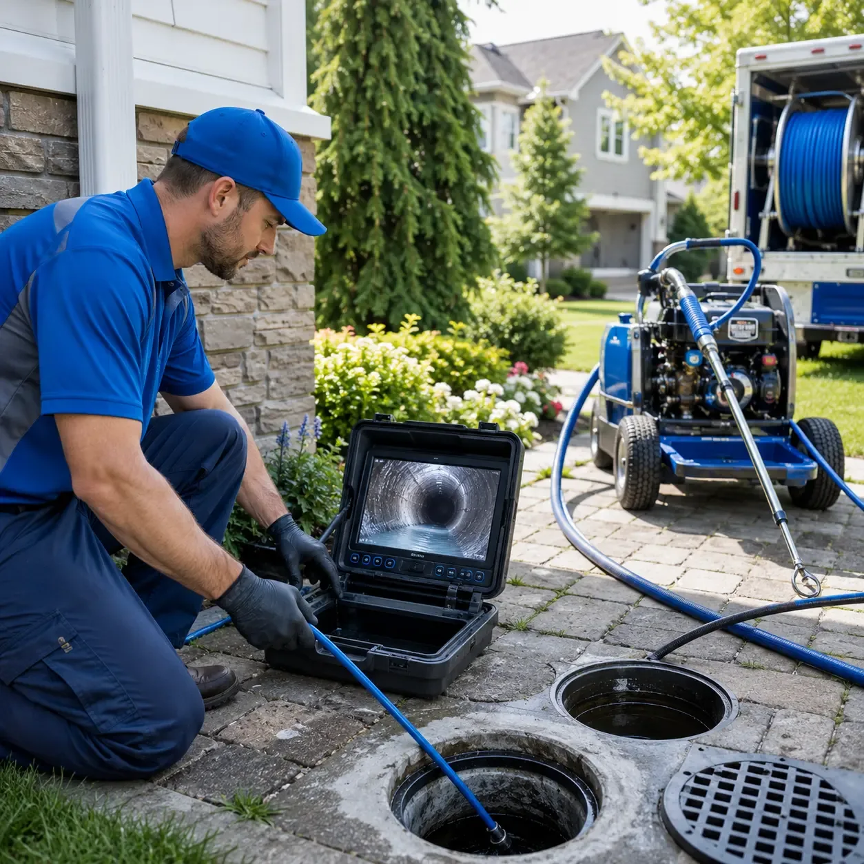Outdoor drain cleaning professionals serving Waite Park, MN